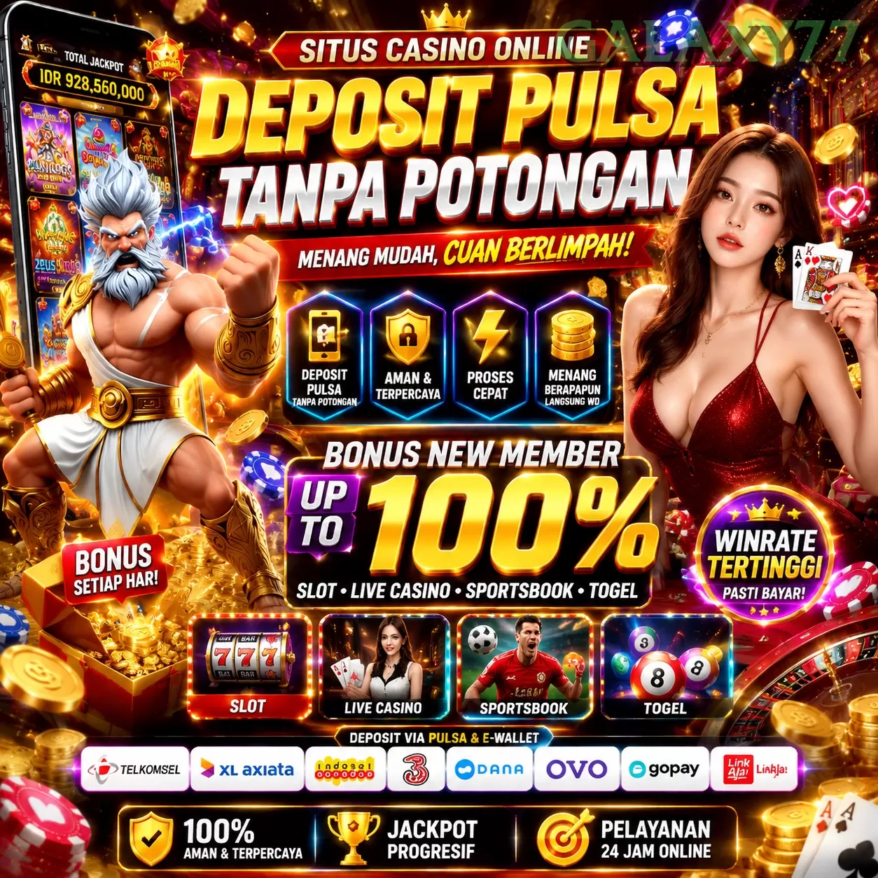 Unduh galaxy77 apk Versi Terbaru