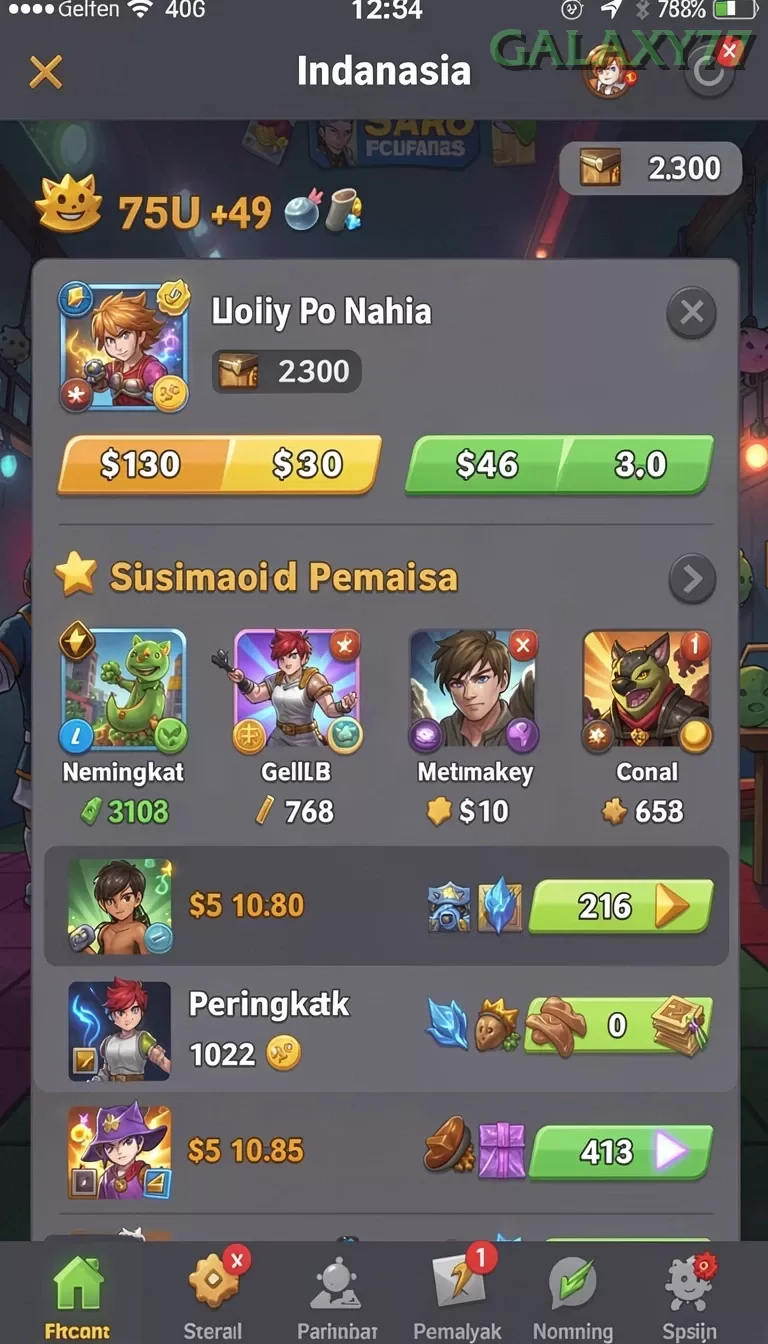 Akses galaxy77 VIP Premium screenshot